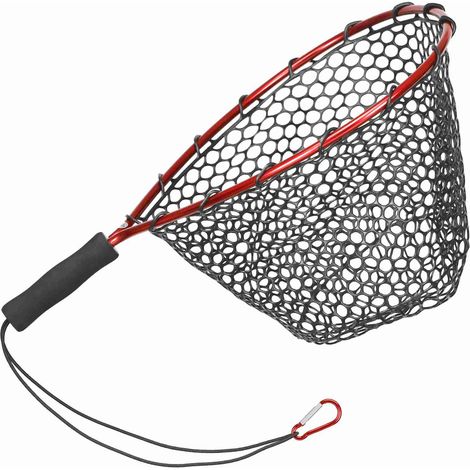 Filet de pêche en Silicone souple, poteau en alliage d'aluminium, poignée EVA avec sangle élastique et mousqueton, outils et accessoires (1/5)