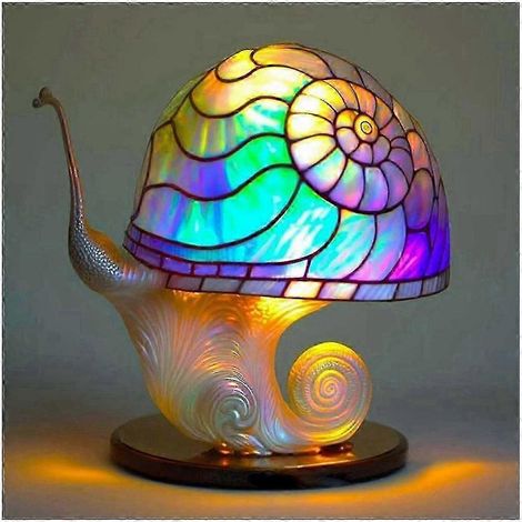 Lámpara de mesa retro con forma de seta y colores vivos, luz nocturna para crear un ambiente acogedor en el dormitorio. (1/5)