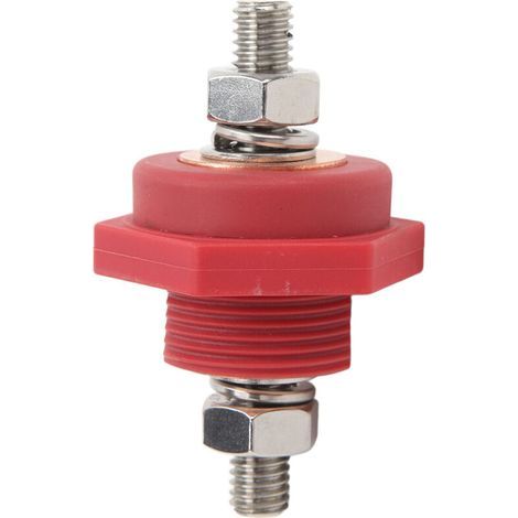 3/8-Zoll-Panel-Batterieklemmen, DC12V, zuverlässig und effizient für Stromversorgungssysteme in Autos, Booten und Yachten, rot (1/5)