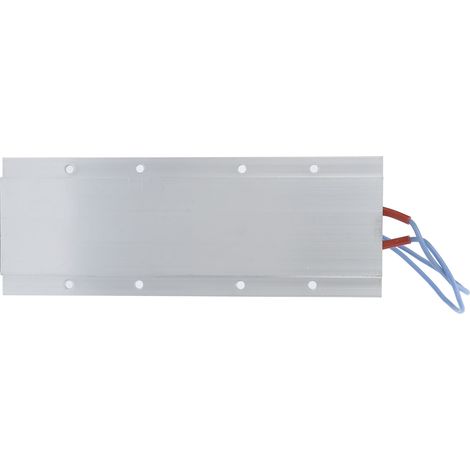Plaque chauffante PTC 220V, coque aluminium, céramique isolée, trou de fixation, chauffe-air industriel, élément thermique durable, montage mural, 100W-300W, remplacement pièce. (1/5)