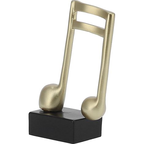 Musiknoten-Statue, nordisch-modern, kleines Ornament, minimalistisches Musiksymbol, Skulptur (1/5)