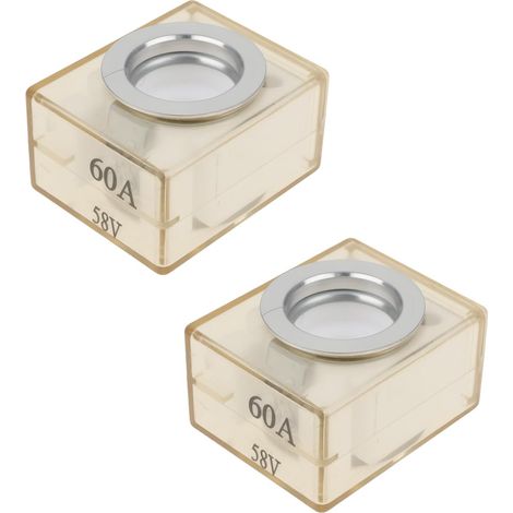 2x Fusible de Borne de Batterie Marine 60 A 58 V ip66 mrbf à Vis Compatible avec Blue Sea 5191 2151 Bases (1/5)