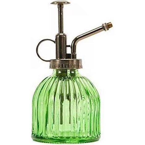 Dekorative Retro-Kürbis-Glas-Wassersprühflasche, Zimmerpflanzensprüher, Gartenzerstäuber-Gießkanne, eleganter Sprüher für Grünpflanzen.
