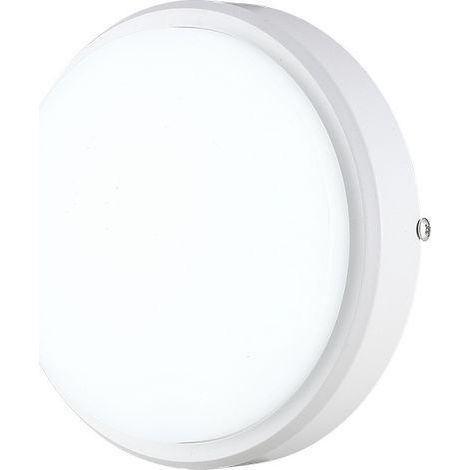 Applique murale LED ronde Plafonnier Applique murale, 12W IP65 pour l'intérieur et l'extérieur - Blanc (1/4)
