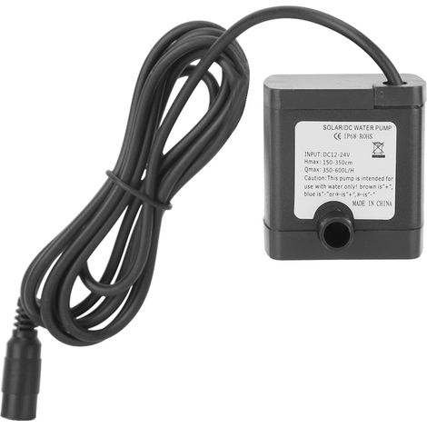Minibomba de agua solar sumergible sin escobillas de 24 V CC para fuentes (1/5)