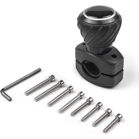 Pomello girevole per volante Deluxe Power Grip, universale, adatto per auto, camion, trattori, tosaerba, carrelli elevatori, ecc.