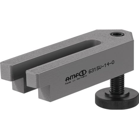 Brazo de sujeción N ° 6315V para ranura en T 10mm L.100mm AMF