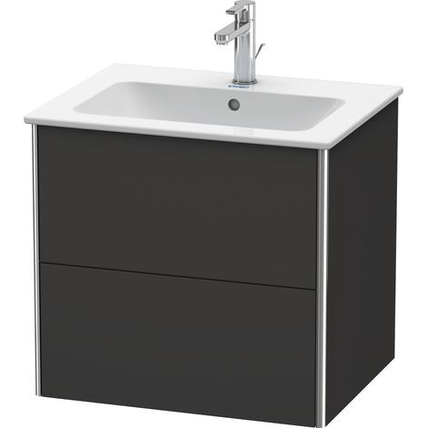 Duravit XSquare mueble bajo lavabo suspendido, 2 cajones,