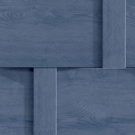 Debona Harrow Navy Blue Wood Panel Effect Wallpaper Modern Contemporary (1/4)