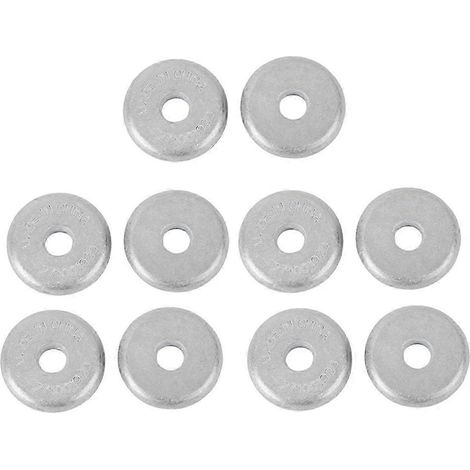 Anodes en zinc pour bateaux à moteur (lot de 10) : protection anticorrosion pour Sea-Doo BRP RXP RXT GTI GTX (1/5)