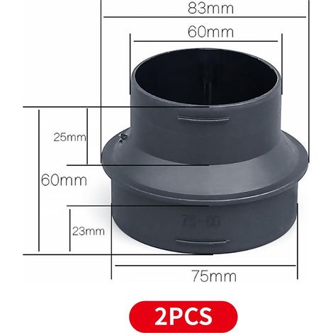 Webasto 2er-Pack Heizungsschlauchverschraubungen, 60–75 mm Zusatzheizungsadapter, robuster Zusatzheizungsschlauchverbinder, für Webasto-Heizungen (1/5)