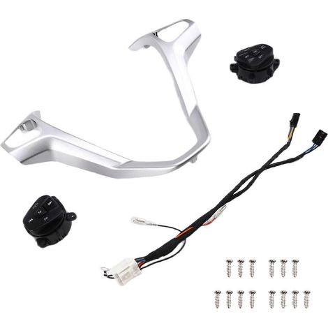 Commande de régulateur de vitesse au volant avec bouton multifonction et faisceau de câbles pour Ford Fiesta MK7 MK8 Escort Ecosport 13-15 (1/5)