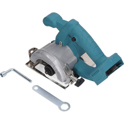 Scie Circulaire Électrique Sans Fil 1200W 18V, Coupe Réglable en Angle, Bouton de Verrouillage, Outil à Main Portable pour Bois (1/5)
