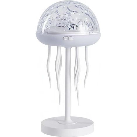 Lámpara de medusa, proyector de olas oceánicas, luz nocturna USB, lámpara ambiental de medusa con tentáculos danzantes, proyector de techo sensorial de 7 colores para dormitorio/sala de juegos/fiestas