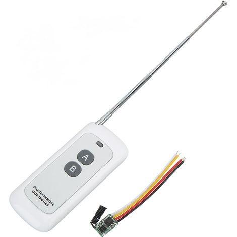 Digitale Fernbedienung, hohe Empfindlichkeit, einfache Installation, flexible Steuerung, Mini-Fernbedienungsschalter, DC 3,5–12 V (1/5)