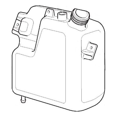 Réservoir essence tracteur tondeuse  GGP - 325735125/2