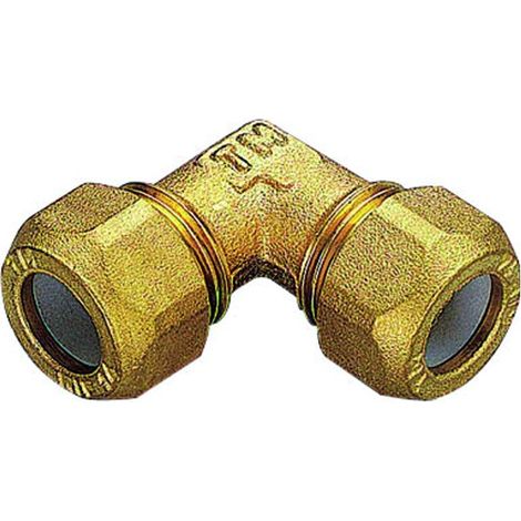 RACCORDO CURVO INTERMEDIO CON OGIVA IN PTFE PER TUBO RAME MODELLO 1200 3/4 ø22   TIEMME RACCORDERIE SPA