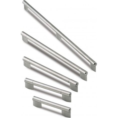Tirador Toru 7000 - Inoxidable cepillado. 254x14x35mm. Entrepuntos 224mm. (1/2)