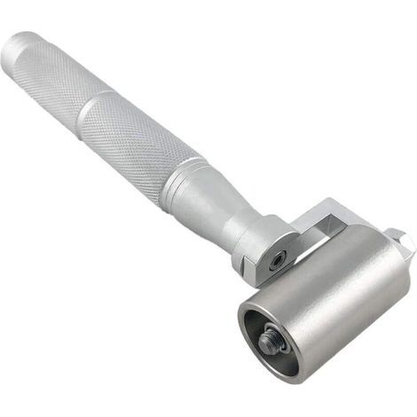 Pair CSPARKV Rouleau de pression à main, Rouleau de couture plat en inoxydable pour joint de bord du papier peint (40 mm) (1/4)