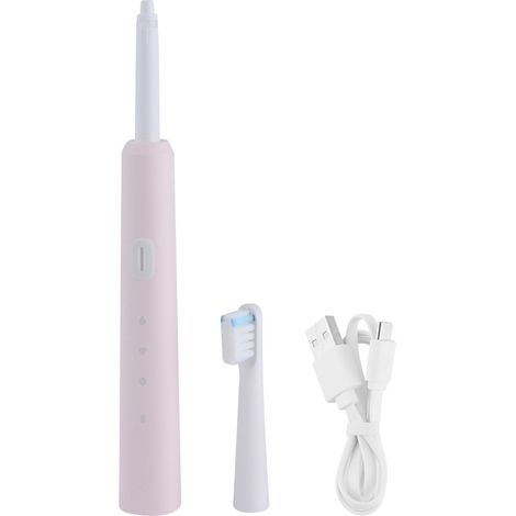 Brosse à dents électrique SN301 Sound Wave pour adultes, étanche, blanchissante, avec tête souple, USB DC5V rose (1/5)