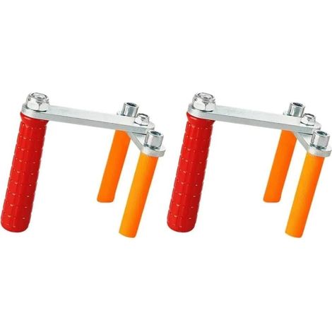 Support pour cloison sèche avec pince de préhension ergonomique (1/5)