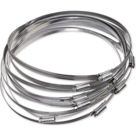 Eclipse Professional Tools ECW1-14 Confezione da 10 fascette stringitubo a vite senza fine in acciaio dolce da 290-330 mm (11 ⅞" - 13") (1/4)