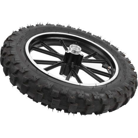 10 Inch Tyre, Easy Install Rubber Tyre 2.50-10 Inch 60/100-10 Tire Rim with Tire Replacement for Dirt Bike (1/5)