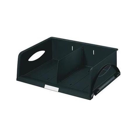 Briefablage Sorty DIN A4 quer DIN C4 quer Überbreite Polystyrol Farbe: schwarz (1/4)
