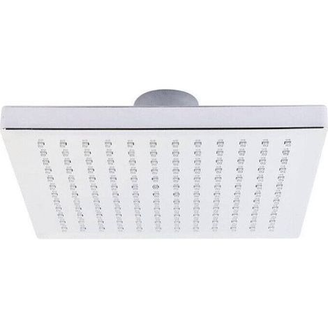 Cleafe - Soffione Doccia Led Rgb 20 X 20 Cm Cromoterapia Doccia Emozionale Argento 79907 - (1/5)