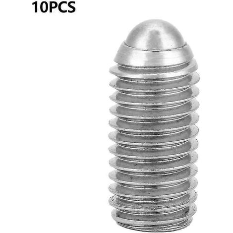 10 vis à ressort à bille à six pans creux en acier inoxydable M12 (M1225)
