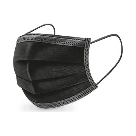 OFFERTA 10PZ MASCHERINA CHIRURGICA NERA