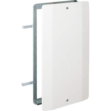 Inspektionsluke aus Kunststoff, mit verzinktem Blechrahmen 500x250 Caleffi 361050 Weiß - Kunststoff
