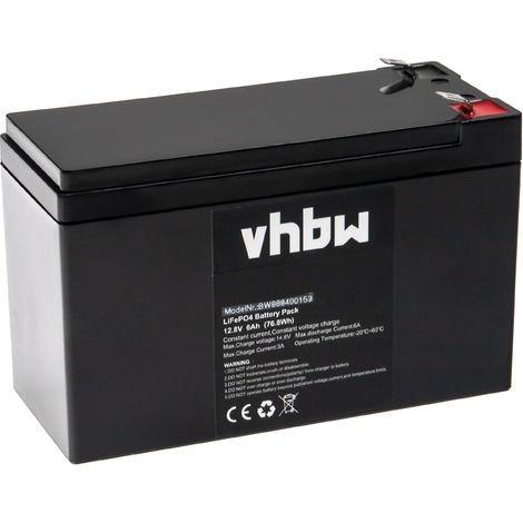 vhbw 1x Akku kompatibel mit APC Back-UPS BE650G2-FR 650VA USV (6 Ah, 12,8 V, LiFePO4) (1/3)