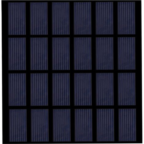 6V 1,5W Mini-Polykristallin-Solarpanel, PET-laminierte Platte für DIY-Projekte und Outdoor-Batterieladegeräte.
