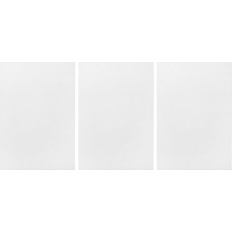 Diffuseur de Lumière Rectangulaire Lot de 3 Pièces en Acrylique Blanc de L'éblouissement et Distribution Uniforme pour Plafonnier Intégré pour Bureau ou Salle de Bain (1/5)