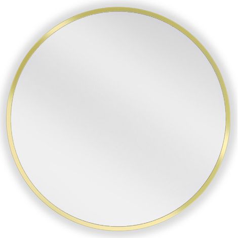 Mexen Loft rundes Badezimmerspiegel 30 cm, goldener Rahmen - 9850-030-030-000-50 (1/5)