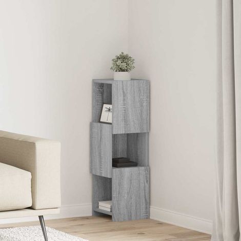Eckschrank Graues Sonoma 25,5x25x80cm Holzwerkstoff
