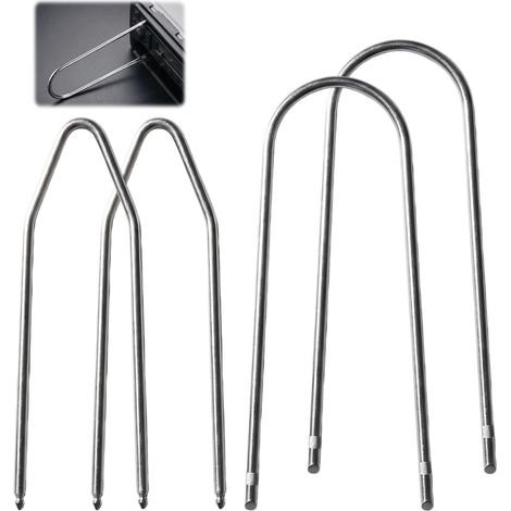 4 Pièces Clé Extraction Autoradio, Adaptateur Démontage, Outil d'Extraction de Radio de Voiture, Outil de Déverrouillage pour Plupart des Voitures (1/5)