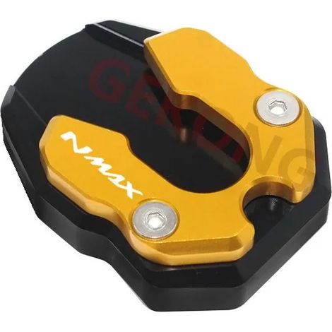 (Or) Plaque de support d'extension NMAX, accessoire compatible avec la béquille latérale de moto YAMAHA N-MAX nmax125 155 2015-2021 maxpower (1/4)