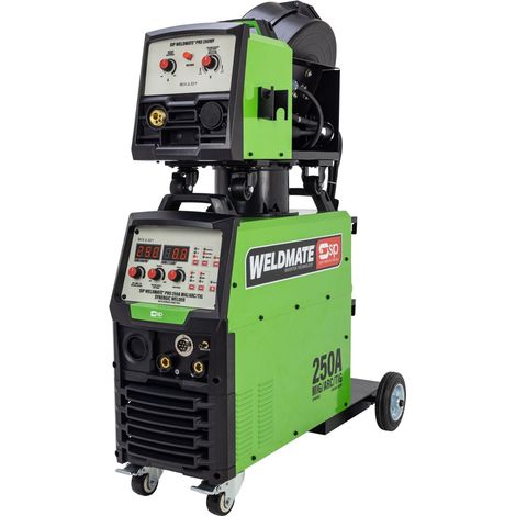 SIP WELDMATE PRO 250A MIG/ARC/TIG Synergic Inverter Welder with Separate Wire Feed - L152 x W86 x H109.5 cm