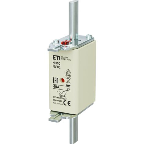 Fusible ETI NH NH1C gG 40A/500V, Cond. 3