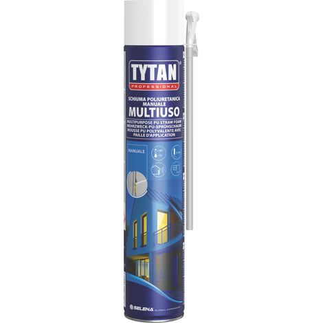 Tytan SCHIUMA POLIURETANICA UNIVERSALE MULTIUSO MANUALE ml. 750 12.00 pz