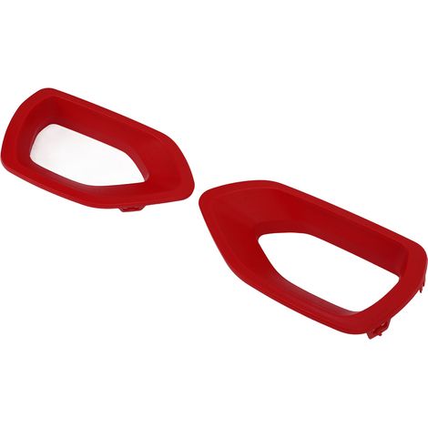 2 pièces de calandre supérieure rouge pour prise d'air de voiture, référence 68417504AB, compatible avec Dodge Charge SRT Scat Pack 2015-2022 (1/5)