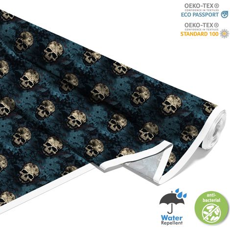 Outdoor dekostoffe oxford - Motiv der Schädel I DX4597 (1/5)