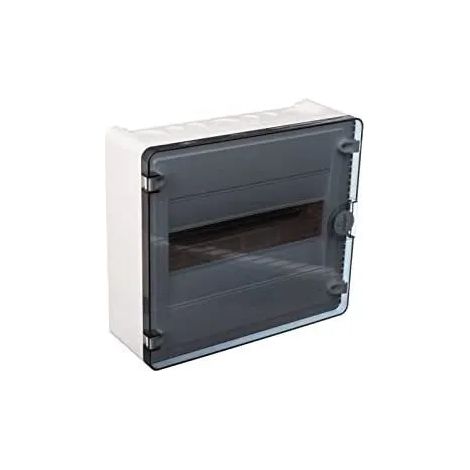 Tableau électrique Hager golf 1x12 porte transparente IP40