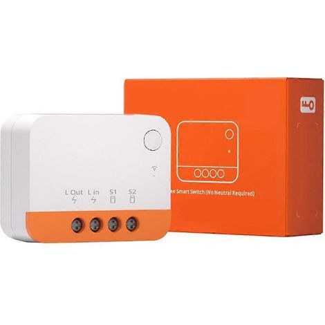 Interrupteur Zigbee DIY ZBMINI-L2 à 2 voies, sans fil neutre, pour la maison - 1 (1/4)