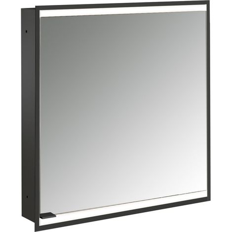 emco prime 2 Armario con espejo iluminado, 600 mm, 1 puerta, tope (1/5)