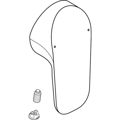 Ideal Standard Maneta Ceraflex, 47er, completa, con Logo ISI, Cromo, A861131AA