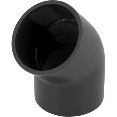 Coude PVC pression à 45° Ø 63