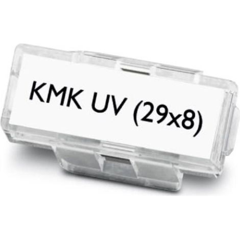 Phoenix Contact 1014107 KMK UV (29X8) portaetichette Tipo di montaggio: fascette Trasparente 100 pz. (1/4)